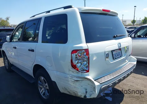 2005 Honda Pilot Ex-L z USA, uszkodzony, nr VIN 5FNYF185X5B040733